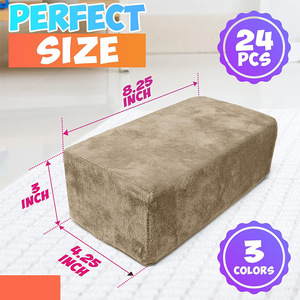 Blocs de construction en mousse surdimensionnés, doux et moelleux, gris beige, empilables, pour la sécurité des enfants, jouets éducatifs non toxiques pour la salle de jeux - Product Image 2