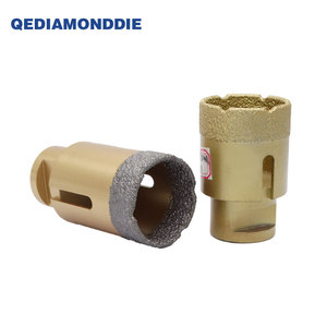 M14 noir 40mm forets diamantés brasés 10mm 6mm diamètre tige 68mm travail marbre plastique forage trou scie ouvre - Product Image 5