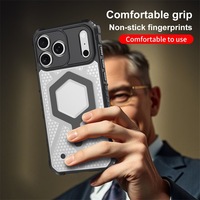 Étui de téléphone à chargement sans fil pour iPhone 18 Pro Max, coque de protection épaissie aux coins renforcés pour iPhone 18 17 16 15 Pro Max LZ076