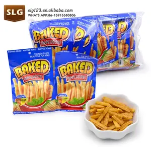 23g crispy delicious vegetable flavor puffed halal food baked snackers biscuit
