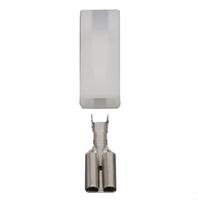 Honha 1 Pin 7.8 Series Sheathed Brass Contact Male/Female PBT/PA66 Automotive Car Lamp Socket Plug Adapter Connector Harness 12V