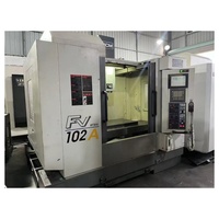 Centre d'usinage vertical intégré d'occasion Taiwan Yongjin FV102A YCM 102A Système Fanuc trois axes CNC Prix