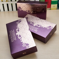 Scatola di Lusso in Cartone Goffrato Riciclabile per Cosmetici con Inserto in Spugna per Confezioni Regalo Personalizzate di Prodotti per la Cura della Pelle e Trucco