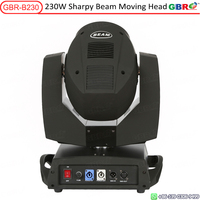 Projecteur de scène à faisceau mobile GBR-B230 230W