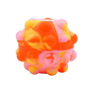 Balle anti-stress en silicone à faire tourner au bout des doigts, jouet sensoriel texturé coloré pour le pressage, le tournage et la relaxation - Product Image 5