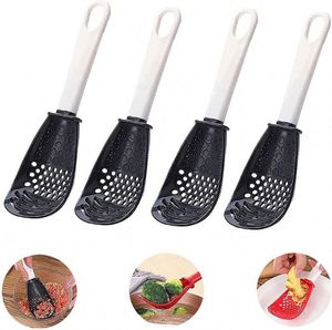 Multifunctional Cooking Spoon Kitchen <b>Tools</b> Cooking Strainer Spoon Skimmer Scoop Colander Strainer Food Masher <b>Tool</b> Heat-Resist - Product Image 3