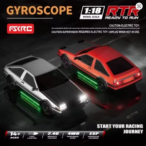 Voiture de drift RC 4x4 HB SJY-RP1801-RP1809 1:18 avec gyroscope, télécommande 2.4G et lumières LED, modèle de buggy de course tout-terrain - Product Image 4