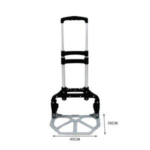 China Manufacturer Powder Coated Steel Convertible Sack Truck With Pneumatic Tires For Warehouse Moving Space Saving Folding - Product Image 1