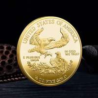Koin Patung Liberty Antik 30mm Berukir, Berlapis Emas, Seni Rakyat, Kenang-kenangan Olahraga, Token Suvenir Khusus