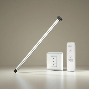 Thông Minh Cho Con Lăn Màn Trập Động Cơ Rf433 Tần Số Vô Tuyến 15Mm USB Có Thể Sạc Lại Kim Loại Im Lặng Hình Ống Từ Xa Thông Minh - Product Image 1