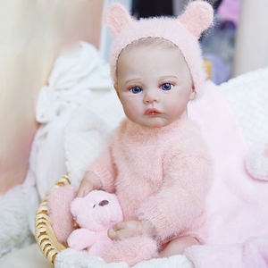 Poupée Reborn Réaliste en Silicone Complet, Nouveau-né Fait Main, Cheveux Personnalisés, Pleure, Endort, Sucette Magnétique, Anatomiquement Correcte - Product Image 3