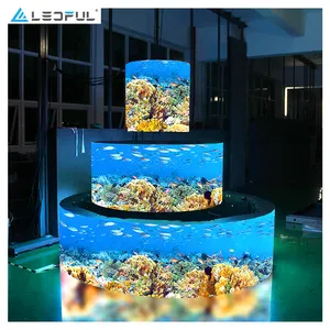 Flexible Large Outdoor LED Screen Decorative Curtains For Wedding Party