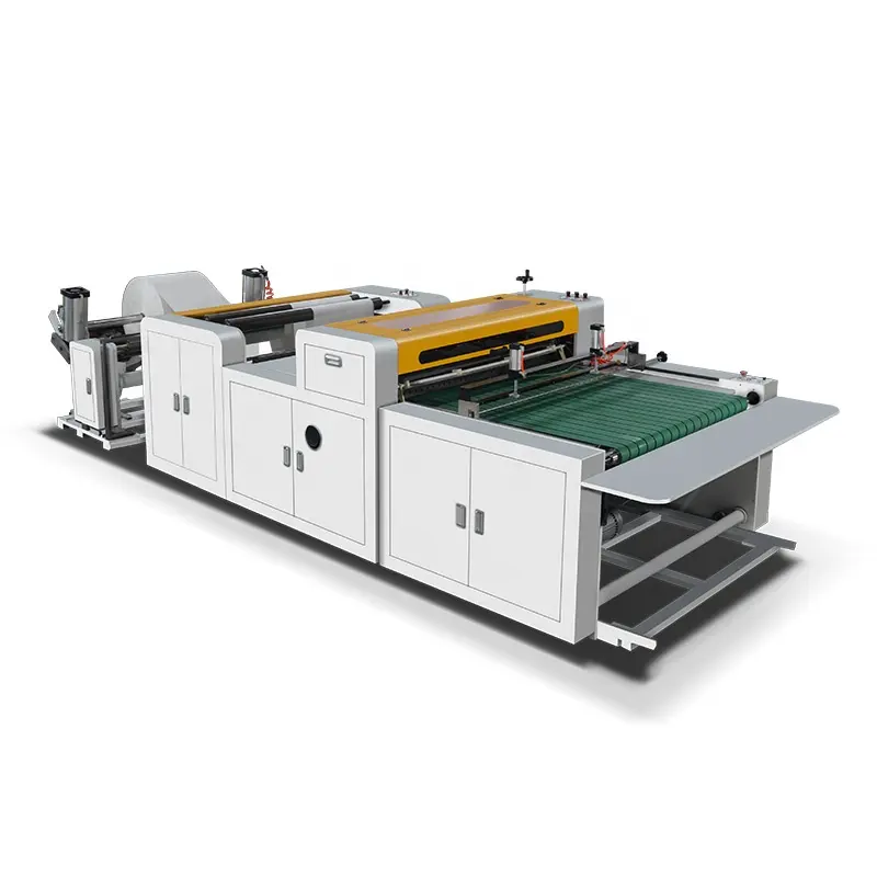 Industrial Ream Paper Cutting Packing Machine Automatic A4 Roll To Sheet Paper Guillotine Machinery