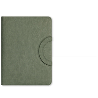 Carnet A4 à feuilles mobiles avec fermeture éclair, carnet de notes pour réunions d'affaires, sac de rangement multifonctionnel portable, possibilité d'imprimer un LOGO personnalisé