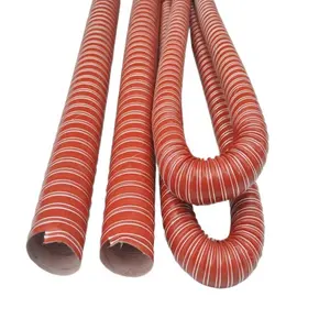 Industrial Flexible High Temperature Hose Plastic Machinery High Temperature Air Pipe