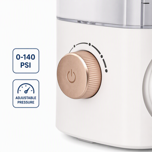 Hydropulseur buccal pour comptoir de cuisine, hydropulseur familial puissant avec buse rotative à 360°, blanc - Product Image 5
