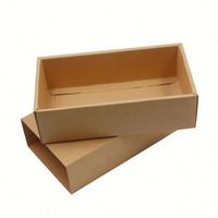 Emballages de bijoux écologiques personnalisés, dossiers en kraft, boîtes de vente au détail en carton biodégradable faites à la main avec étui coulissant