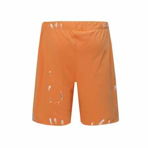 Pantalones Cortos Holgados de Verano Estilo Urbano con Parches de Graffiti y Salpicaduras de Pintura, Pantalones Casuales de Cinco Puntos para Hombre y Mujer - Product Image 3