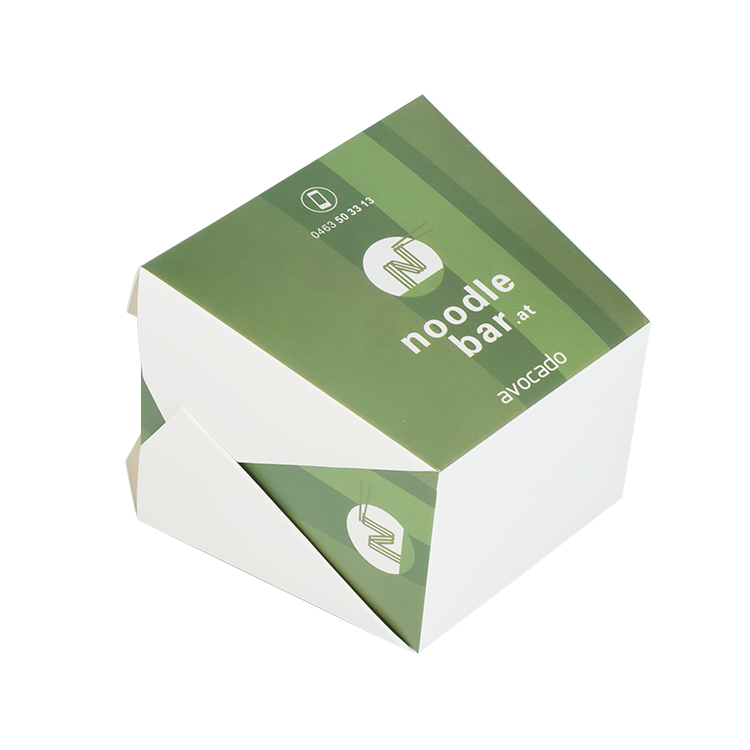 Wholesale Custom Printed Logo Food Container Paper Food Packaging Take Out Snack boxPopular