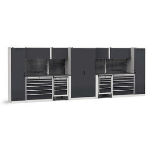Mobiliario de taller modular Fami GARAGE107 con tapa de goma, 5515x695x2000mm - Product Image 1