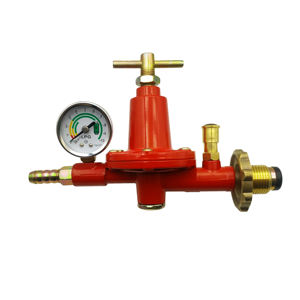Yüksek basınç göstergesi lpg gaz regülatörü yakıt basınç regülatörü propan bütan gaz silindiri regülatörü HM701L-B - Product Image 2