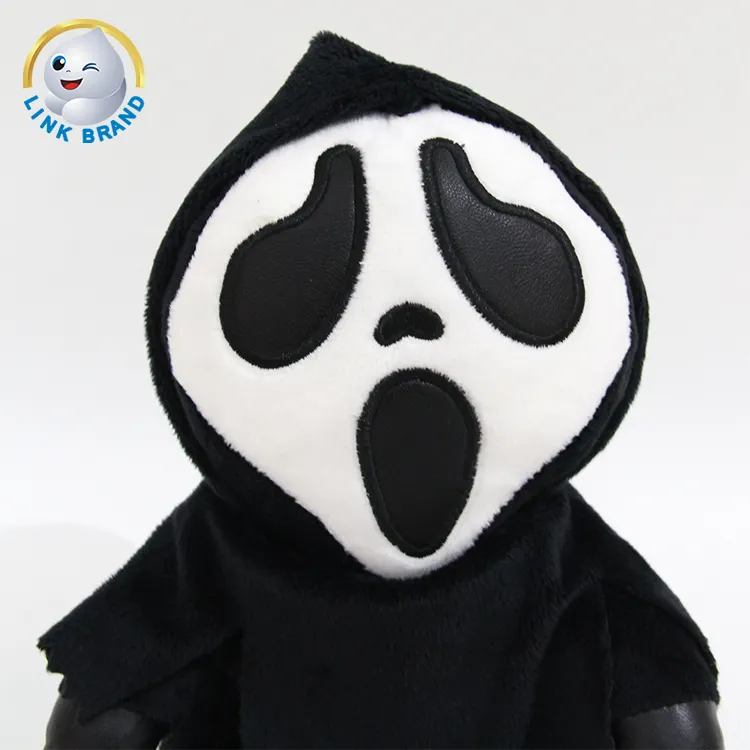 New Design Bedtime Toys Amazing Faceless Cartoon Skeleton Plush Toy Ghost Face Plush For Surprise Gift