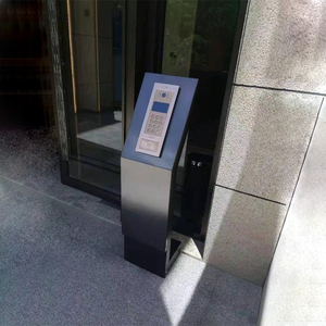 304 Stainless Steel <strong>Waterproof</strong> Rustproof Video Doorbell Intercom <strong>Access</strong> <strong>Control</strong> Pole Card/Key Authentication Easy Installation - Product Image 5