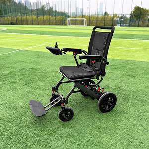 <span class=keywords><strong>Silla</strong></span> de Ruedas Eléctrica Plegable Ligera y Portátil, de Aleación de Aluminio, <span class=keywords><strong>con</strong></span> Control Remoto, para Uso Diario - Product Image 2