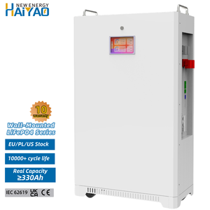 Batterie solaire murale LiFePO4 Hysonn 5 kWh - 30 kWh 15 kWh |   Système de stockage d'énergie domestique extensible 48V 300Ah pour utilisation hors réseau/en secours - Product Image 1