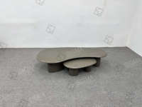 Ensemble de tables basses gigognes pour salon, style moderne personnalisé, haute qualité, fait main en bois massif