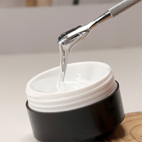 Gel à ongles RuiSen, marque privée, sans TPO, gel dur nude pour ongles, sans HEMA, gel de construction rose pailleté, personnalisation à faible chaleur