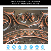 Plafonds 3D artistiques ignifuges avec livraison incluse, panneaux carrés en PVC de 2x2 pieds, grille ignifuge pour restaurant, bar, hôtel