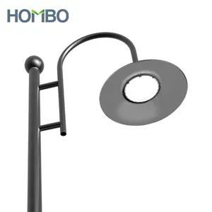 HOMBO New Model Outdoor Ip65 Lawn Light Landscape Bollard Light Round Aluminum Led Garden Light