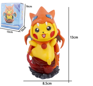 12cm PVC Pokemoned Pickachu Cosplayed mignon Anime Figure pour Collection décoration modèle jouets - Product Image 6