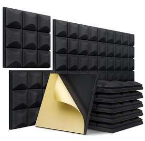 Polyurethane âm thanh hấp thụ bông cách âm tường nấm Acoustic tấm tự dính âm thanh bằng chứng bọt tấm - Product Image 1