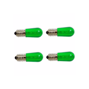 3LED E14 12V/24V 0.18W 8lm màu xanh lá cây đu đủ Bóng đèn ánh sáng đầy màu sắc <span class=keywords><strong>LED</strong></span> giáng sinh trang trí ngoài trời quảng cáo từ cửa sổ hiển thị - Product Image 3