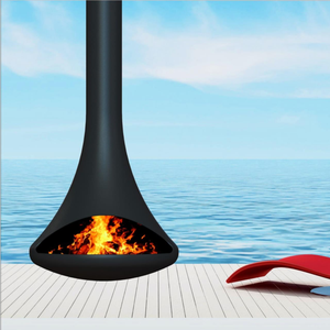 Poêle à bois de haute qualité cheminée suspendue bio éthanol poêle au plafond - Product Image 2