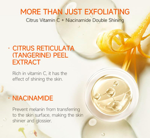 <span class=keywords><strong>Gel</strong></span> <span class=keywords><strong>exfoliant</strong></span> purifiant à l'orange personnalisé OEM avec vitamine C et AHA, nettoyant en profondeur les pores, gommage visage et corps pour points noirs et peau terne - Product Image 3