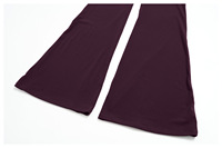Ensemble de yoga pour femmes avec logo personnalisé, col en V, manches longues, pantalon évasé, tissu brossé au toucher crémeux, décontracté pour l'extérieur, course à pied, sport, yoga