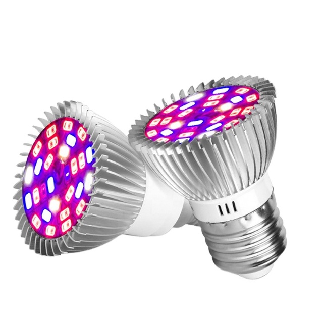 28W Full Spectrum Led Grow Blub Light E27 GU10 5730SMD for Seedling Hydroponic System Led Grow Bulb E27