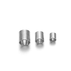 Tubo de posicionamiento de acero inoxidable de 1.5mm, 2.0mm, 2.5mm, espaciadores, accesorios de joyería para bricolaje, material para horquillas y adornos. - Product Image 1