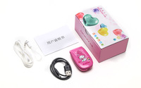Téléphone à clapet DOOV Mini Clavier pour enfants Clavier Qwerty rose mignon Écran TFT GSM 1,44 pouces Batterie 500-999 mAh Espagnol Français
