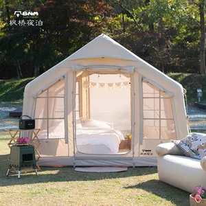 خيمة الصحراء النفخة glamping خيمة مضادة للماء خيمة السفر الضيقة خيمة التخييم الفاخرة القابلة للنفخ خيمة تنزيلات ساخنة