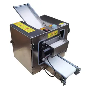 110V220V Automatic Commercial Stainless Steel Noodle Press Dough Rolling Pasta Maker Handwork Dumpling Wrapper Machine