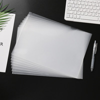 Carpeta de Archivo Transparente en Forma de L de PP A4 con Diseño Impermeable, Grosor de 0.1MM, Impresión y Logotipo Personalizables
