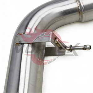 Tubo central de escape de alto rendimiento Vortex de 3.5 pulgadas de acero inoxidable sin raspado para F80 M3/F82 M4/S55 2014-2019 - Product Image 3