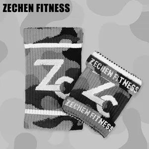 2024 Gymnastics Sports Gym Sweat Wristband Crossfit Custom Sweatband Wristband With Logo Camo Color Sweat Bands Custom Logo