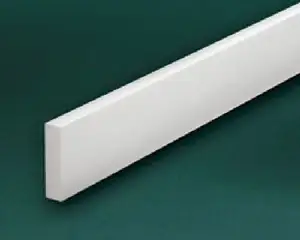 Glatte flache TrimCheap Cornice Moulding Dekorative Gyprock Cornice Profile für die Wand dekoration FLAT TRIM SMOOTH