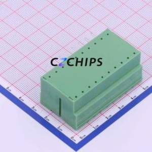 KF2EDGRHM-5.0-2*8P Plug-in Terminal Block Bent Lead Through Hole,P=5mm Board-to-Board / Socket - Closed Screw Fixing 2x8P 5mm - Product Image 2