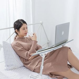 Multi-angle <strong>Adjustable</strong> Laptop Stand <strong>Table</strong> Household Lazy Study <strong>Table</strong> on the Bed <strong>Folding</strong> Stand Study <strong>Table</strong> with Fan - Product Image 2